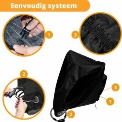 Coverz Fietshoes Voor 2 Fietsen Waterdicht - Inclusief Gat Voor Slot - Beschermhoes - Cover - 245x95x110 Cm -Windgoo Shop 550x558 10
