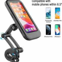 Merkloos Fiets / Motor Telefoonhouder Waterdicht Universeel 360° Draaibaar Anti-Shock Accessoires - Tot 6.5 Inch 12 Merkloos Fiets / Motor Telefoonhouder Waterdicht Universeel 360° Draaibaar Anti-Shock Accessoires - Tot 6.5 Inch -Windgoo Shop 550x561 1
