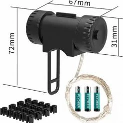 BOTC Wielverlichting Fiets - 20 Holders - Spaakverlichting LED - Lichtsnoer Fietswiel - Fiets Wiel Licht - 20 Leds - 220CM - Roze -Windgoo Shop 550x562 13