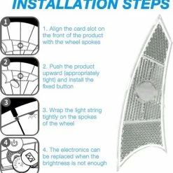 BOTC Fietswielverlichting - Spaakverlichting Met Reflector - Fietswiel - Meerkleurig - 1 Stuk - LBA11207 -Windgoo Shop 550x569 1
