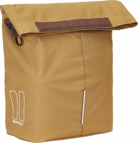 Basil City Fietsshopper - Enkele Fietstas - Camel Bruin - 16 Liter 20 Basil City Fietsshopper - Enkele Fietstas - Camel Bruin - 16 Liter - Afbeelding 20