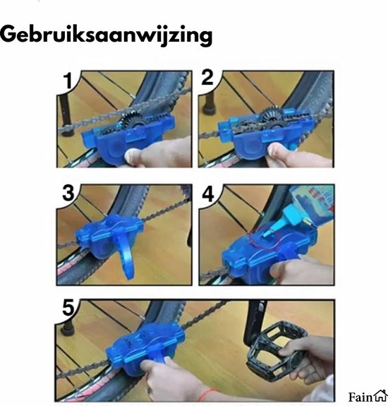 Fain Fietsketting Reiniger Set 6 Delig Fietsketting Onderhoud Fietsketting Borstel - Fietsgereedschap Kettingscherm Schrobber Fietsketting Ontvetter Ketting Schoonmaken Fiets Multitool 6 Fain Fietsketting Reiniger Set 6 Delig Fietsketting Onderhoud Fietsketting Borstel - Fietsgereedschap Kettingscherm Schrobber Fietsketting Ontvetter Ketting Schoonmaken Fiets Multitool - Afbeelding 6