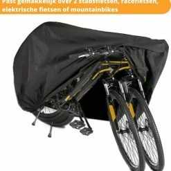 Coverz Fietshoes Voor 2 Fietsen Waterdicht - Inclusief Gat Voor Slot - Beschermhoes - Cover - 245x95x110 Cm -Windgoo Shop 550x576 2