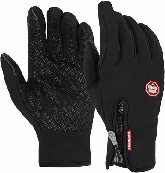 Merkloos Fietshandschoenen Unisex - Zwart - Maat S 2 Merkloos Fietshandschoenen Unisex - Zwart - Maat S - Afbeelding 2