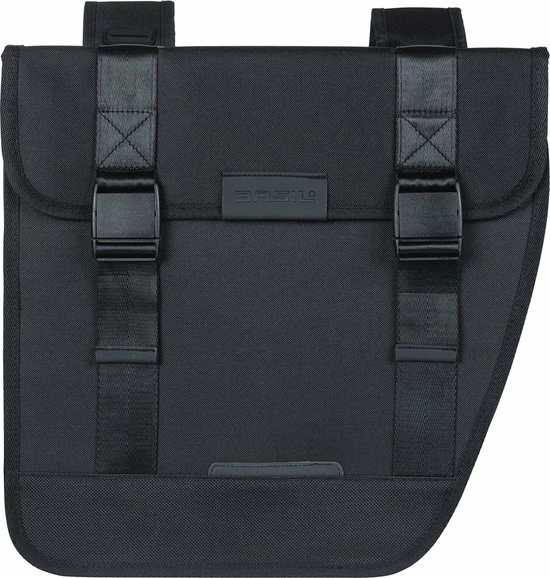 Basil Tour Dubbele Fietstas - 28 Liter - Zwart 11 Basil Tour Dubbele Fietstas - 28 Liter - Zwart - Afbeelding 11
