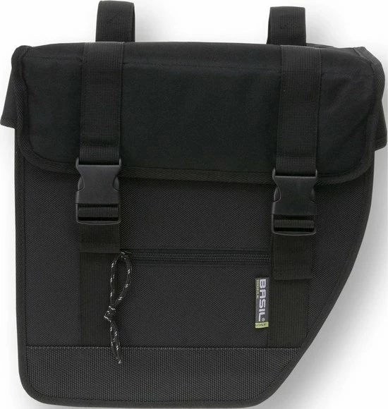Basil Tour Dubbele Fietstas - 28 Liter - Zwart 8 Basil Tour Dubbele Fietstas - 28 Liter - Zwart - Afbeelding 8