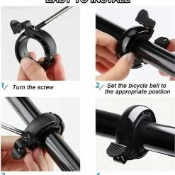 BOTC Fietsbel Ring Fietsbel - Aluminium Fietsbel - Classic Fietsbel - Fietsbel Small 22mm Zwart 17 BOTC Fietsbel Ring Fietsbel - Aluminium Fietsbel - Classic Fietsbel - Fietsbel Small 22mm Zwart -Windgoo Shop 550x587 11