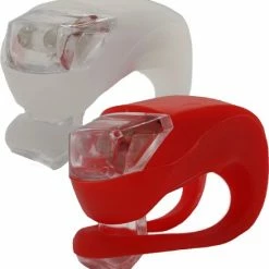 Led Fietslampjes - Set Rood En Wit - Inclusief Batterijen - ODaani