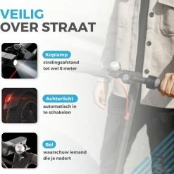 Ampes M365 Pro - Elektrische Step - 10.5Ah Batterij - 30/35KM Bereik - 350W - Opvouwbaar - 30km/h - 8.5" Anti-Lek Banden -Windgoo Shop 550x594