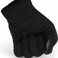 LuxeRoyal Fietshandschoenen Winter - Sport Handschoenen Met Rits - Touchscreen Telefoon - Anti Slip Gloves - Heren / Dames - Maat M - Zwart -Windgoo Shop 550x613 7