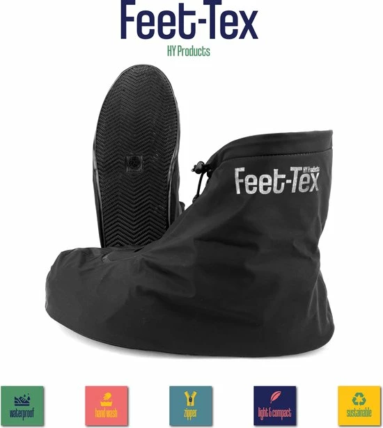 Feet-Tex Feet Tex Regen Overschoenen - Duurzaam - Anti Slip - Waterdicht 1 Feet-Tex Feet Tex Regen Overschoenen - Duurzaam - Anti Slip - Waterdicht