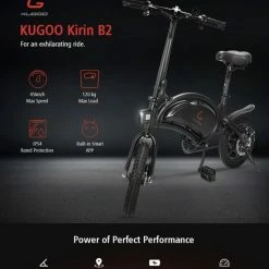 Matrix E Bike - Kugoo B2 Pro - Elektrische Opvouwbare Fiets/step 14 Inch 400W - Met Trappers - Snelheid Max. 45 Km/u -Windgoo Shop 550x630 4