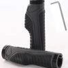 FIEZIO Ergonomische Fietshandvatten Pro Grijs Fiets Handvat Set - Gel Grip - Anti Slip - Trekking MTB Race