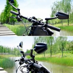 EasyDo Fietsspiegel Ebike Incl Grote Kijkhoek - Achteruitkijkspiegel - Links - 360 Verstelbaar - Multifunctioneel - Incl Inbussleutel -Windgoo Shop 550x641 3