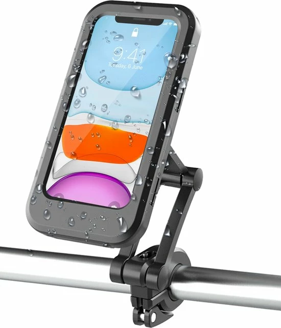 MW Telefoonhouder Fiets Waterdicht - Fietshouder Voor Smartphones - GSM Houder Fiets - 4 Tot 6'' 1 MW Telefoonhouder Fiets Waterdicht - Fietshouder Voor Smartphones - GSM Houder Fiets - 4 Tot 6''