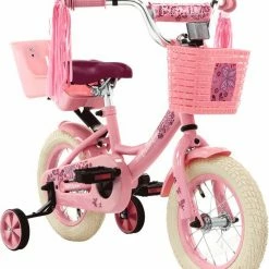 Nogan Butterfly - Kinderfiets - Meisjesfiets - 12 Inch - Roze -Windgoo Shop 550x642 1
