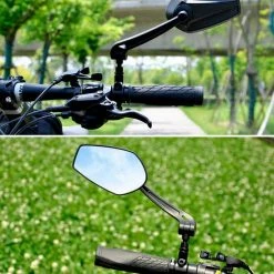 EasyDo Fietsspiegel Ebike Incl Grote Kijkhoek - Achteruitkijkspiegel - Links - 360 Verstelbaar - Multifunctioneel - Incl Inbussleutel -Windgoo Shop 550x644 2