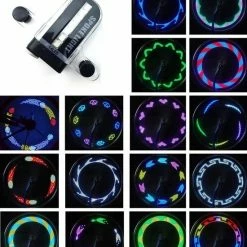 BOTC Spaakverlichting Fiets - 30 Patronen - Spaakverlichting Met Bewegingssensor - LED Fietswiel Spaak Licht 18 BOTC Spaakverlichting Fiets - 30 Patronen - Spaakverlichting Met Bewegingssensor - LED Fietswiel Spaak Licht -Windgoo Shop 550x646