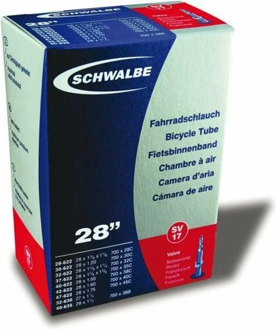 Schwalbe Binnenband 27/28 X 1.10/1.75 (28/47-609/635) Fv 40 Mm 8 Schwalbe Binnenband 27/28 X 1.10/1.75 (28/47-609/635) Fv 40 Mm - Afbeelding 8