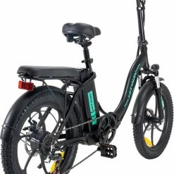 Hitway BK6 Elektrische Fiets - Opvouwbare E-bike - 20 Inch Fat Tire - 250W Motor - 11,2Ah - Zwart/Groen -Windgoo Shop 550x695 2