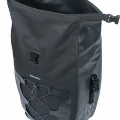 Basil Navigator Enkele Fietstas - L - 25-31 Liter - Waterdicht - Zwart -Windgoo Shop 550x698 1