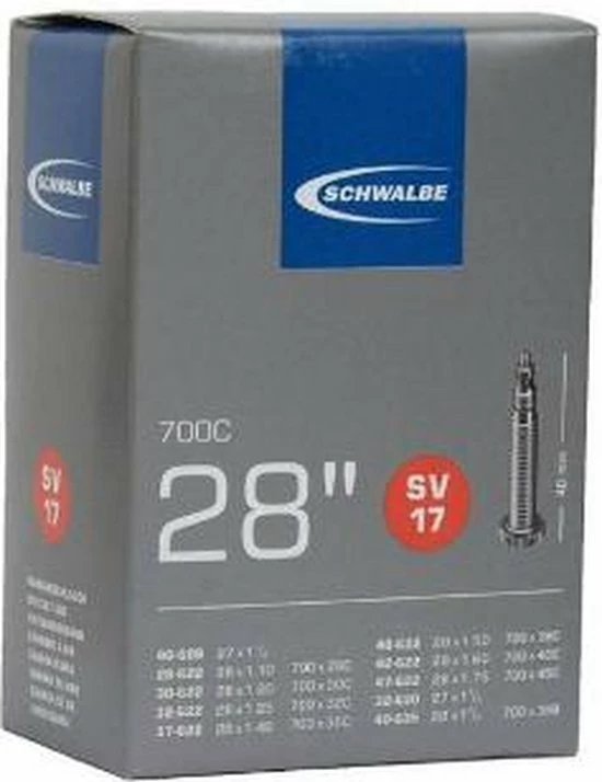 Schwalbe Binnenband 27/28 X 1.10/1.75 (28/47-609/635) Fv 40 Mm 12 Schwalbe Binnenband 27/28 X 1.10/1.75 (28/47-609/635) Fv 40 Mm - Afbeelding 12