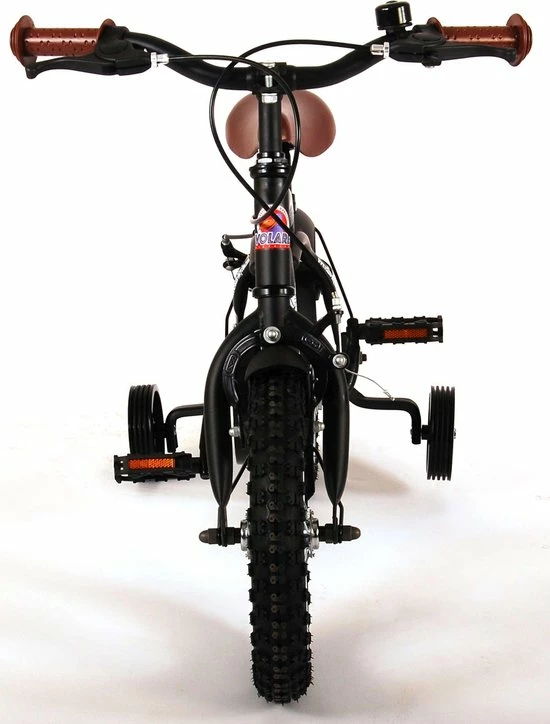 Volare Black Cruiser Kinderfiets - Jongens - 12 Inch - Zwart - 2 Handremmen 8 Volare Black Cruiser Kinderfiets - Jongens - 12 Inch - Zwart - 2 Handremmen - Afbeelding 8