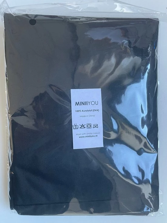 MINIIYOU Regenjas ZWART (Maat XL) Unisex - Licht Gewicht - WATERDICHT - Opvouwbaar - Pocket Size - Reizen - Dames - Heren Regenjas 4 MINIIYOU Regenjas ZWART (Maat XL) Unisex - Licht Gewicht - WATERDICHT - Opvouwbaar - Pocket Size - Reizen - Dames - Heren Regenjas - Afbeelding 4