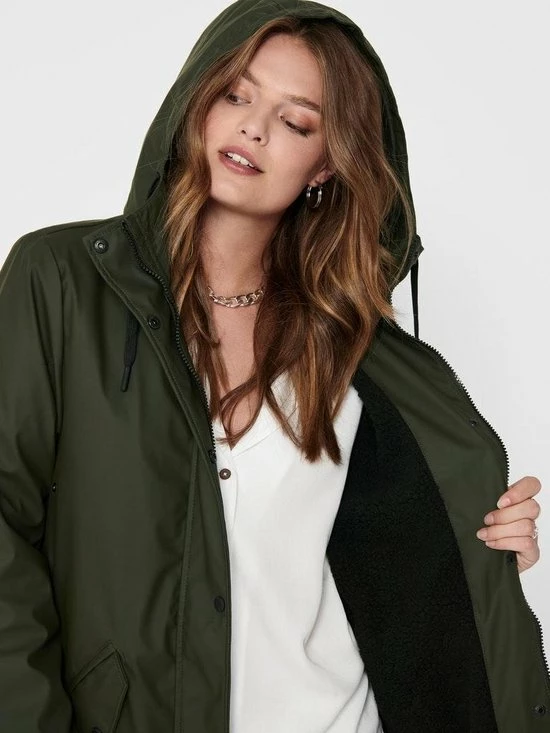 ONLY ONLSALLY RAINCOAT CC OTW Dames Jas - Maat M 3 ONLY ONLSALLY RAINCOAT CC OTW Dames Jas - Maat M - Afbeelding 3