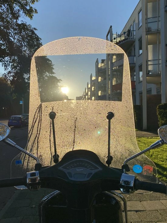 Rain-Away Waterafstotende Sticker Windscherm-Anti Regen Folie-Scooter-Nano Spray-Vespa Sprint-Zip-Sym-Universeel 5 Rain-Away Waterafstotende Sticker Windscherm-Anti Regen Folie-Scooter-Nano Spray-Vespa Sprint-Zip-Sym-Universeel - Afbeelding 5