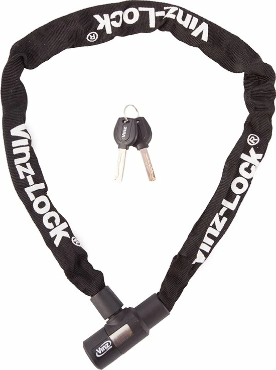 VINZ Ventoux Kettingslot Voor Fiets / Ketting Fietsslot – Slot 90 Cm 1 VINZ Ventoux Kettingslot Voor Fiets / Ketting Fietsslot – Slot 90 Cm