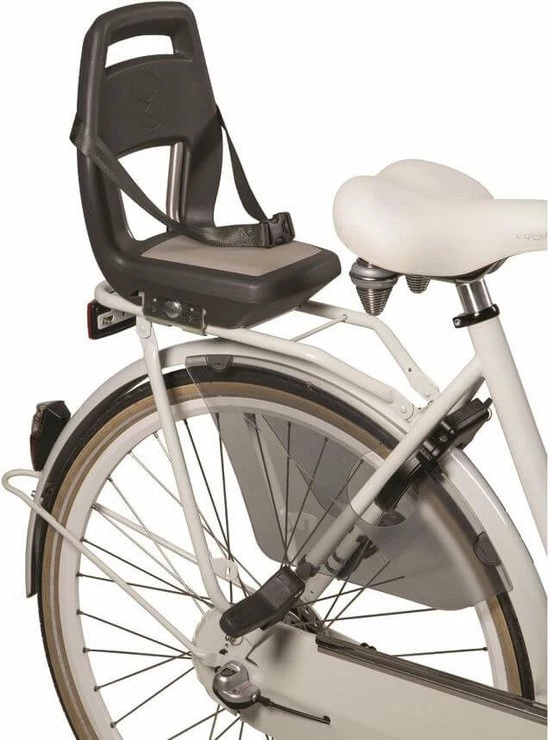Qibbel 6+ Junior Fietsstoeltje Achter - Zwart - Inclusief Voetsteuntjes 19 Qibbel 6+ Junior Fietsstoeltje Achter - Zwart - Inclusief Voetsteuntjes - Afbeelding 19