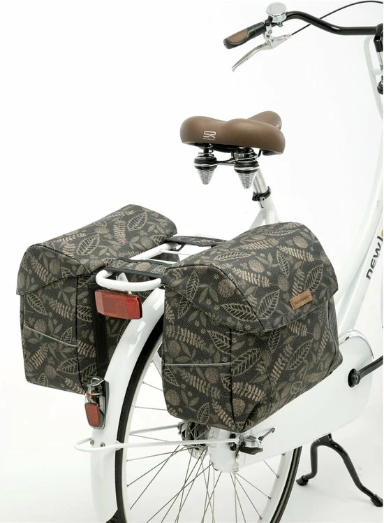 New Looxs Nomi Joli Dubbele Fietstas - 37 Liter - Zwart 17 New Looxs Nomi Joli Dubbele Fietstas - 37 Liter - Zwart - Afbeelding 17