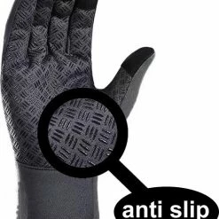 Alternative view of LuxeRoyal Fietshandschoenen Winter - Sport Handschoenen Met Rits - Touchscreen Telefoon - Anti Slip Gloves - Heren / Dames - Maat L - Donker Grijs