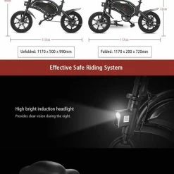 Matrix E Bike - Kugoo B2 Pro - Elektrische Opvouwbare Fiets/step 14 Inch 400W - Met Trappers - Snelheid Max. 45 Km/u -Windgoo Shop 550x751 1