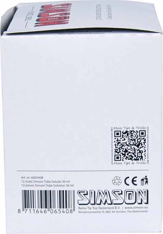 Simson Tube Solutie - Bandenplak - Groot - 30 Ml 4 Simson Tube Solutie - Bandenplak - Groot - 30 Ml - Afbeelding 4