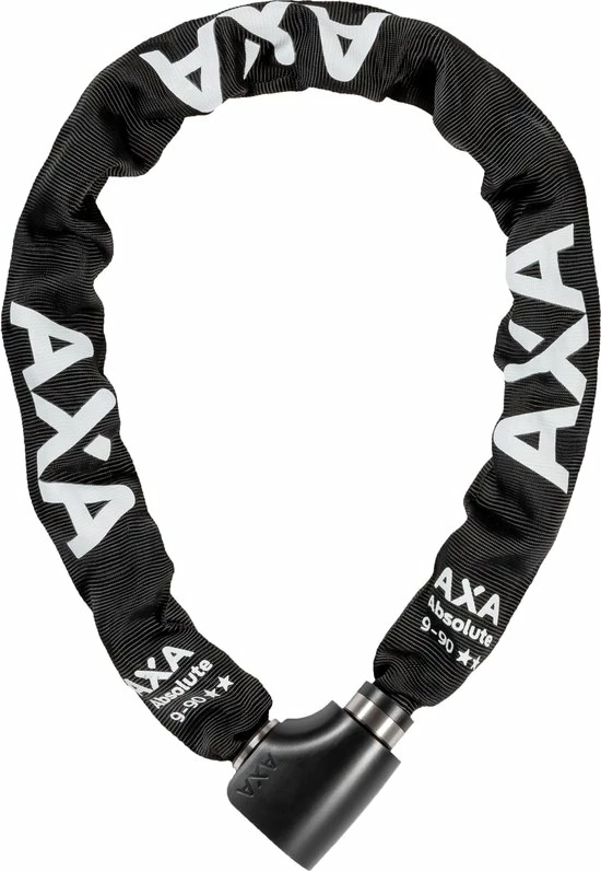 AXA - Absolute 9 - Kettingslot - ART 2 Slot Voor Fietsen - Extra Dikke Schakels - 90 Cm - 9 Mm - Zwart 1 AXA - Absolute 9 - Kettingslot - ART 2 Slot Voor Fietsen - Extra Dikke Schakels - 90 Cm - 9 Mm - Zwart