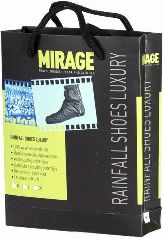 Mirage Rainfall Luxury Overschoenen Unisex - Zwart - Maat 39 3 Mirage Rainfall Luxury Overschoenen Unisex - Zwart - Maat 39 - Afbeelding 3