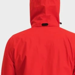 AGU GO Regenpak Essential Unisex - Rood - M - Dames & Heren - Waterdicht & Ademend -Windgoo Shop 550x808