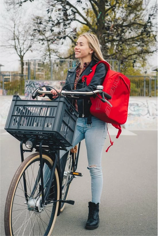 Urban Proof - Fietskrat - 30 L - Zwart 3 Urban Proof - Fietskrat - 30 L - Zwart - Afbeelding 3